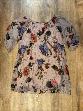 Women’s Floral Silk Blend Dress